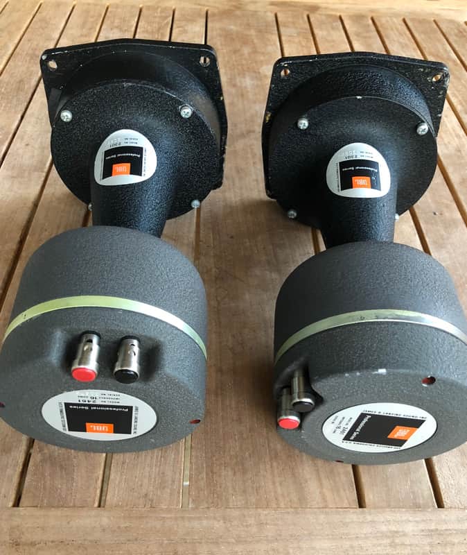JBL 2461 High-Comp Drivers with JBL 2301 Potato Masher Horns