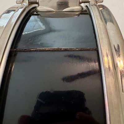Slingerland 4” x 13” Bop Model Snare, 3-pt. Strainer Mid-‘50 s - Lack wrap image 7