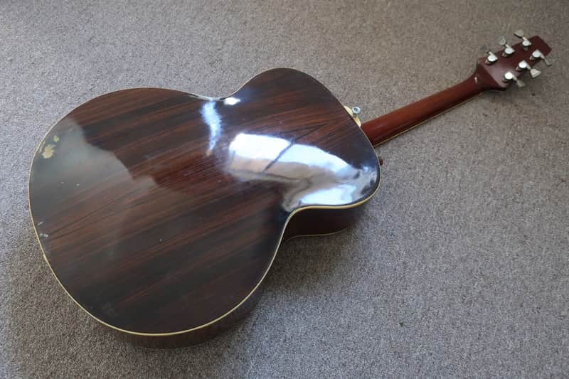 Vintage 1970s Aria FE60 Elecord Inlay Rare Jumbo Electric | Reverb