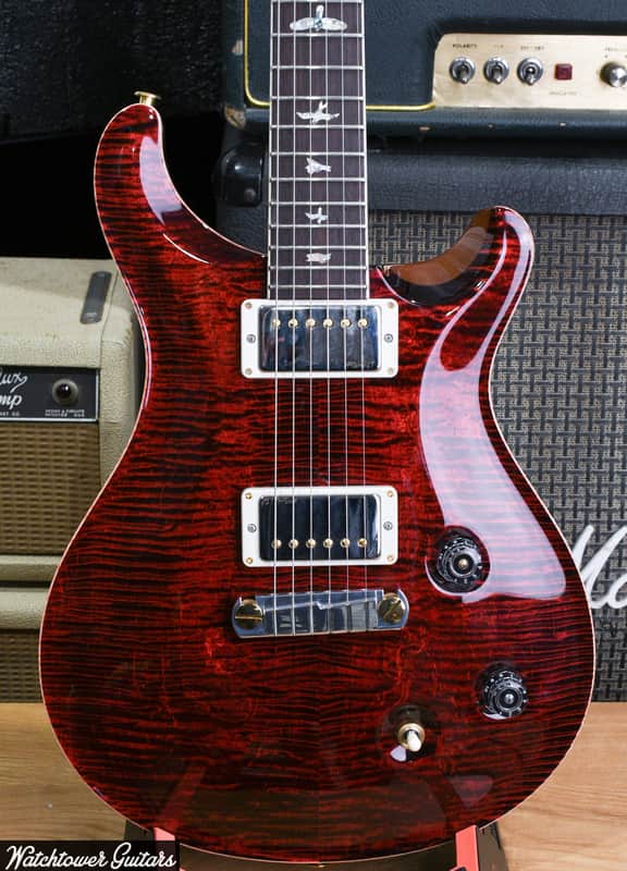 2024 Paul Reed Smith PRS 594 10 Top Fire Red Employee Guitar image 1