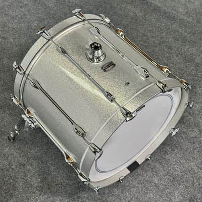 Yamaha Recording Custom 5pc Drum Set 22/10/12/14/16 Silver Sparkle image 4