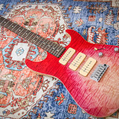 TOM ANDERSON USA Drop Top Hollow Quilt Wakesurf " Strawberry Shortcake + Ziricote" (2023) image 5