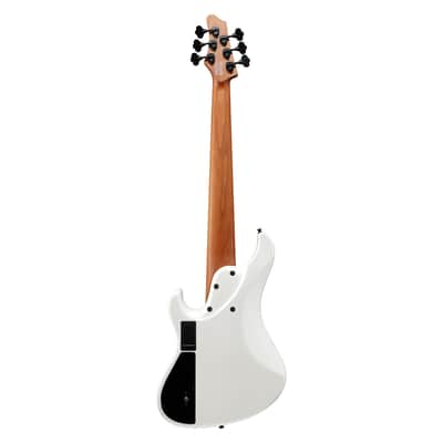 Used Ibanez MDM1006 MDM 6-String Bass Guitar w/Bag - Pearl White image 8