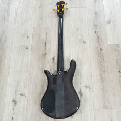 Spector Euro 4 CST Custom Bass, Ebony Fretboard, Natural Black Burst Gloss image 5