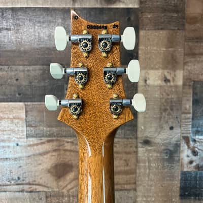 PRS Wood Library Custom 24 Left Handed Quilted Maple 10-Top Natural Finish Ziricote Fingerboard Paisley PRS Hardcase 598 image 12
