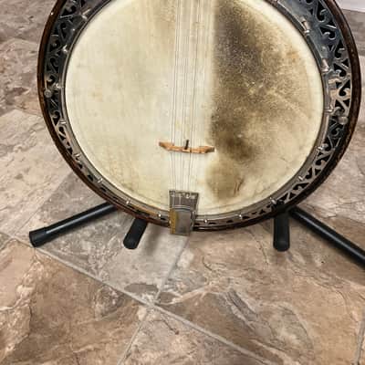 1924 Weymann Tenor Banjo With Hardshell Case image 2
