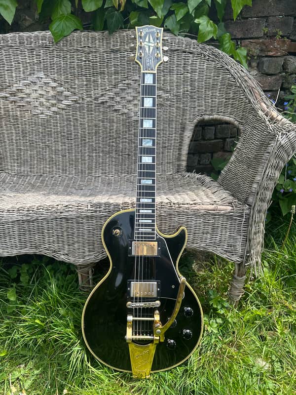Gibson Les Paul Custom W/ Bigsby (1957 Black Beauty) 1999 - Black/Ebony image 1