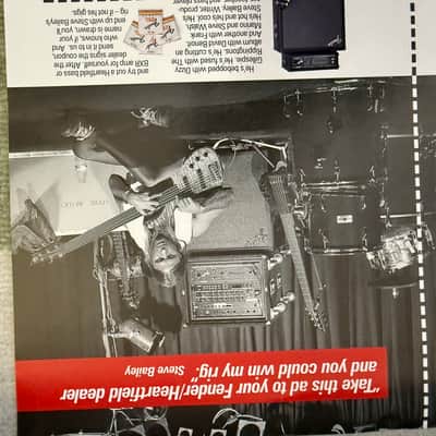 1990 Fender Heartfield EX-2 Made in Japan – Figured Maple Top, Rare Gray Case, Paperwork & Extras image 23