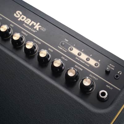 Positive Grid Spark Combo Practice Guitar Amplifier, 40W, Black image 4