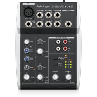 Behringer XENYX X502S 5 CHANNEL MIXER Restock Deal image 1