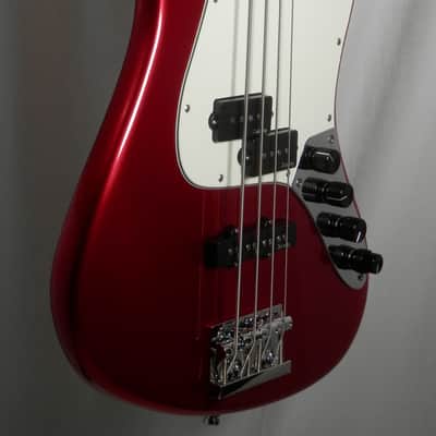 Sadowsky MetroLine 21 Fret Vintage P/J Candy Apple Red Metallic High Polish Alder Body with image 2