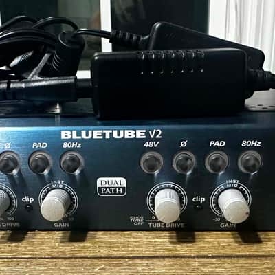 PreSonus Bluetube v2 Dual-Channel Mic / Instrument Preamplifier 2010s - Blue image 2