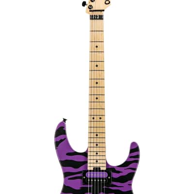 Charvel Satchel Signature Pro-Mod DK Electric Guitar, Maple Fretboard, Satin Purple Bengal, MC20XXXX image 6