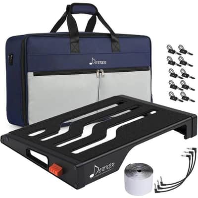 Donner DB-S300 Guitar Effects Pedalboard w/Backpack Carrying Case image 1