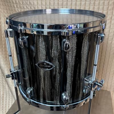 Tama Starclassic Walnut Birch 14” x 12” Floor Tom Black Clouds & Silver Lining image 4