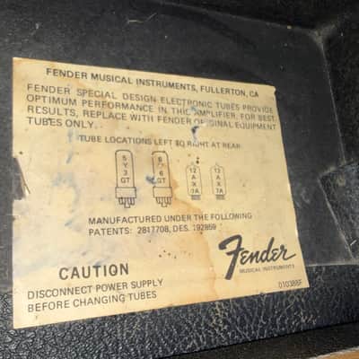 Fender Vibro Champ 1981 - Black/Siver Face image 9