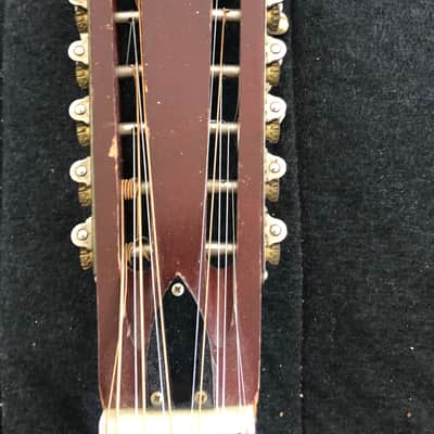 1960s Harmony H912 Stella 12-string - high action? - case image 3