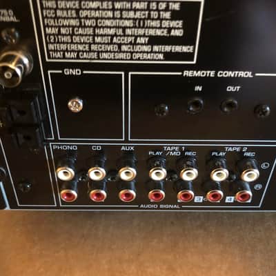 Super Clean Yamaha RX 496 Stereo AM FM Receiver w Remote and Manual - Phono Ready - Works - 75W image 5