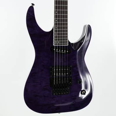 ESP LTD Andy LaRocque ALR-II Signature Guitar w/ Seymour Duncan Pickups & Hardshell Case - See-Thru Purple image 2