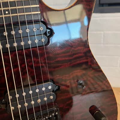 Sherman Custom 7 String 2013 - Nitro Purple Quilt image 8