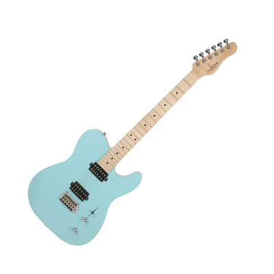 Corona Modern Standard T Daphne Blue Alder Maple Locking Tuner HH Telecaster image 1