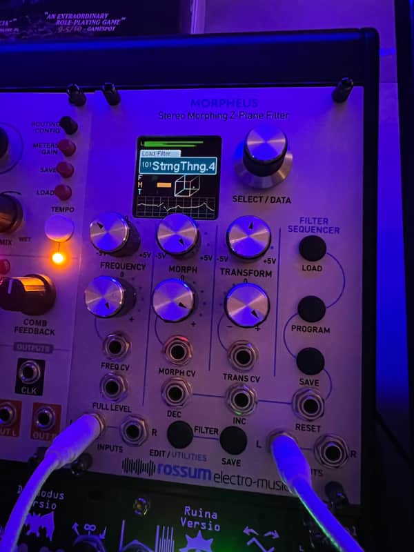 Rossum Electro-Music Morpheus Stereo Morphing Z-Plane Filter Eurorack Module 2016 - 2021 - Silver image 1