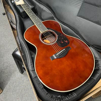 Yamaha Lj16 Dark Tinted Acoustic Guitar image 1