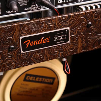 Fender '65 Deluxe Reverb FSR Limited Edition Western Tooled 1x12" Valve Combo Amplifier image 10