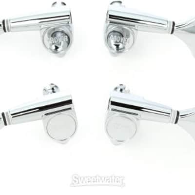 Grover 144C Mini Bass Tuning Machines Set - 2+2 - Chrome (144Cd1) image 4