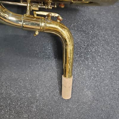 King Super 20 Bari Sax 1960 - Lacquered Brass image 12