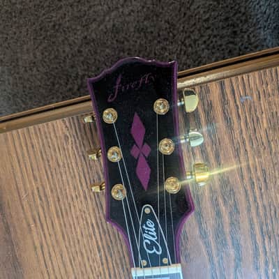 Firefly FFSPS LP-Style Elite Series "Bat" Model - Purple burst image 3