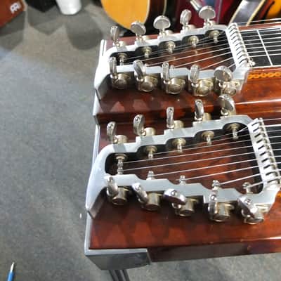 Sho Bud The Professional D10 Double 10 string Pedal Steel Guitar 1972 - Transparent Brown image 7