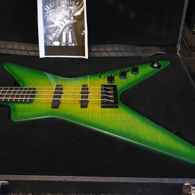 Washburn USA Custom Shop Dimebag Darrell DB2000 Dime gift GWAR Artist Signed RARE Bass Guitar D3 image 3