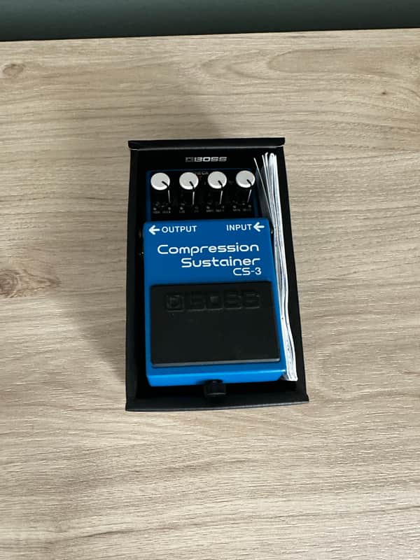 Boss CS-3 Compression Sustainer (Silver Label) 1997 - Present - Blue image 1