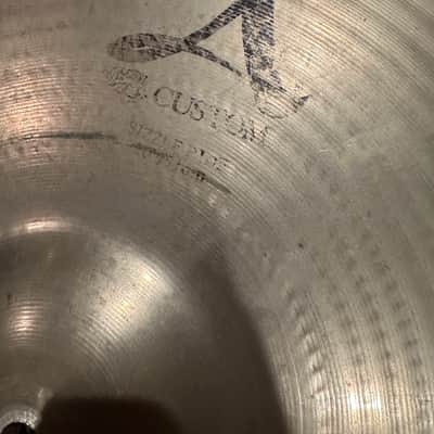 Zildjian A Custom 20" Factory Sizzle Ride. 2340 Grams. - Natural image 4