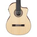 Used Ibanez GA3007CE 7-String A/E Nylon String Guitar - Natural High Gloss