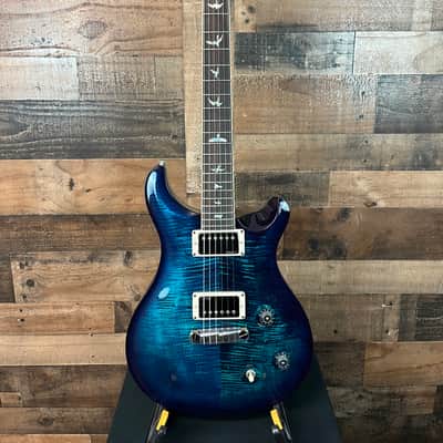 PRS McCarty, Flame Maple, River Blue Wrap Burst, Free Ship, Upgraded PRS Paisley HSC, 344 image 13