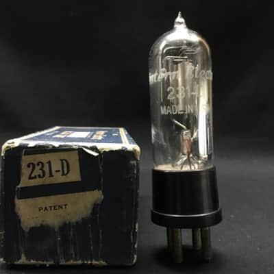 NOS NIB WESTERN ELECTRIC 231 D Audio Amplifier 32A Amp Vacuum Tube TESTED C.7787 image 2