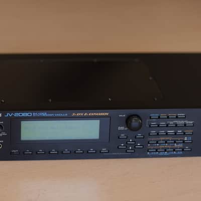 Roland JV-2080 64-Voice Synthesizer Module 1997 - 2000 - Black incl. 4 sound expansion cards plus extra memory card image 4
