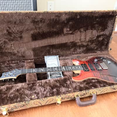 PRS Wood Library Special 22 2019 - Paul Reed Smith Fire Fade Korina Ebony Board image 10