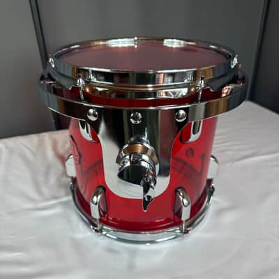 Red Seamless Acrylic 8"x7" - Tom Drum -JB-RA8-7TT image 2