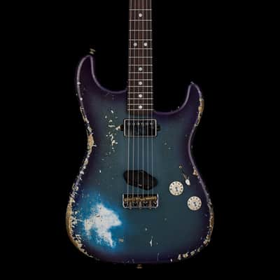 Fender Custom Shop 1966 Stratocaster SH Heavy Relic - Aged Competition Burgundy #87625 image 3