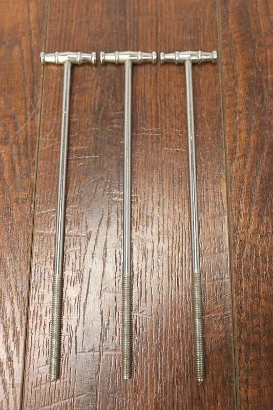 Apollo 3pk 8" Bass Kick Drum T Rods Vintage 1970's MIJ 1/4-20 image 1