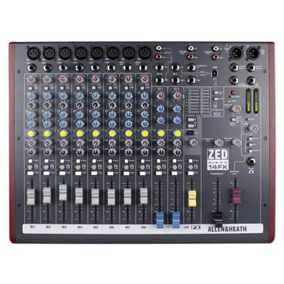 Allen & Heath ZED60-14FX Multipurpose Mixer with FX - Open Box Mint image 1
