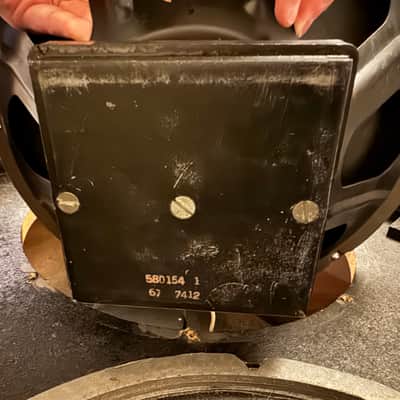 Fender Bassman 50 2x15" Speaker Cabinet Black 1970s image 17