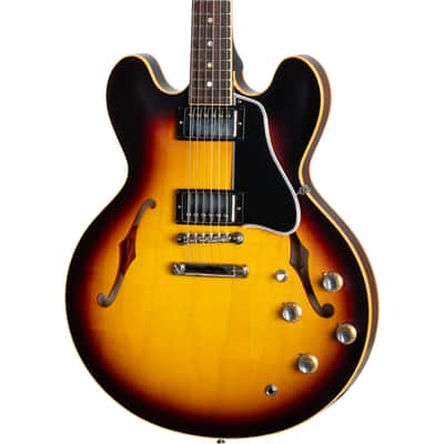 Gibson 1961 ES-335 Reissue Semi-Hollow Electric Guitar - Vintage Burst image 1