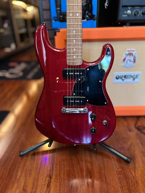 Squier Paranormal Strat-O-Sonic 2023 - Present - Crimson Red Transparent image 1