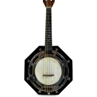 Banjo-Mandolin (Banjolin) Busato Style « Pierrot de la Lune » 1930's image 9