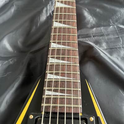Jackson Pro Series RR3 Rhoads - Black with Gold Pinstripes Custom & Modded image 10