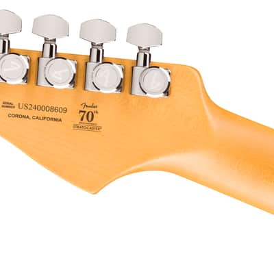 Fender American Ultra II Stratocaster - Texas Tea image 5